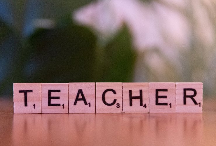 Scritta teacher