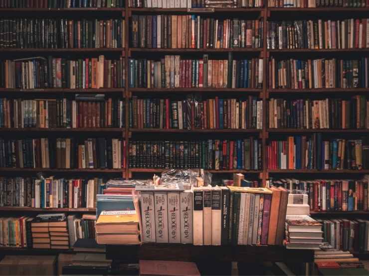 Una libreria piena di libri, via al bonus per l'acquisto di libri